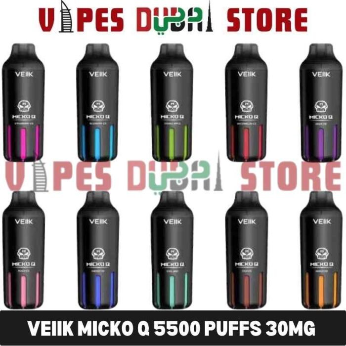 VEIIK MICKO Q 5500 Puffs 30mg Disposable Vape in Dubai
