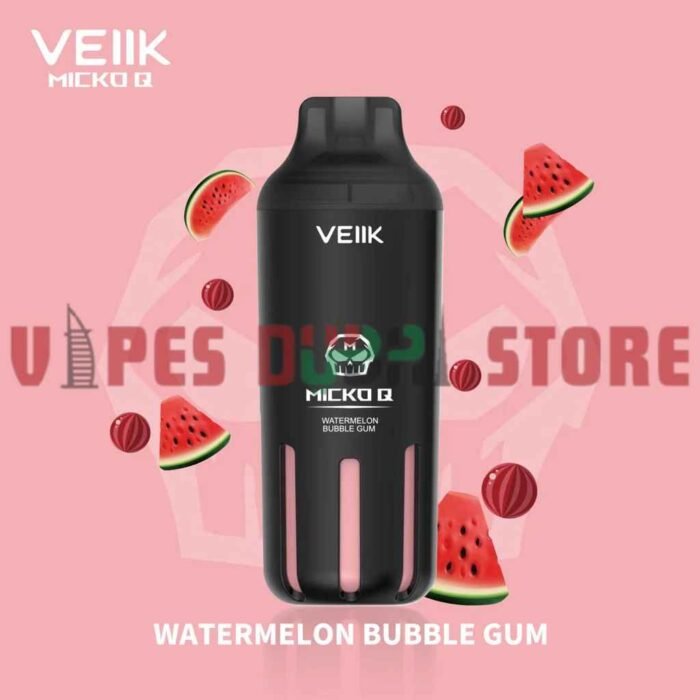 VEIIK MICKO Q 5500 Puffs 30mg Disposable Vape in Dubai Watermelon Bubblegum