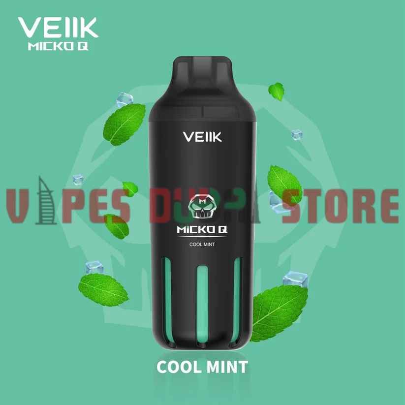 VEIIK MICKO Q 5500 Puffs 30mg Disposable Vape in Dubai cool mint VEIIK MICKO Q 5500 Puffs 30mg Disposable Vape in Dubai cool mint