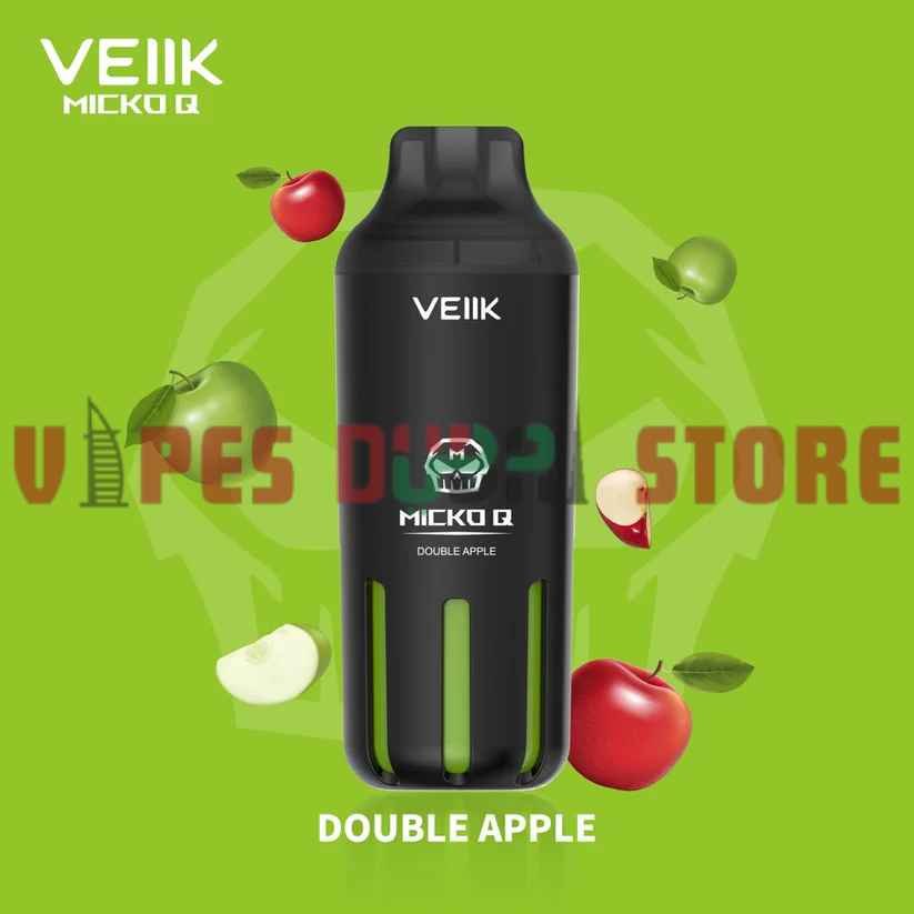 VEIIK MICKO Q 5500 Puffs 30mg Disposable Vape in Dubai double apple VEIIK MICKO Q 5500 Puffs 30mg Disposable Vape in Dubai double apple