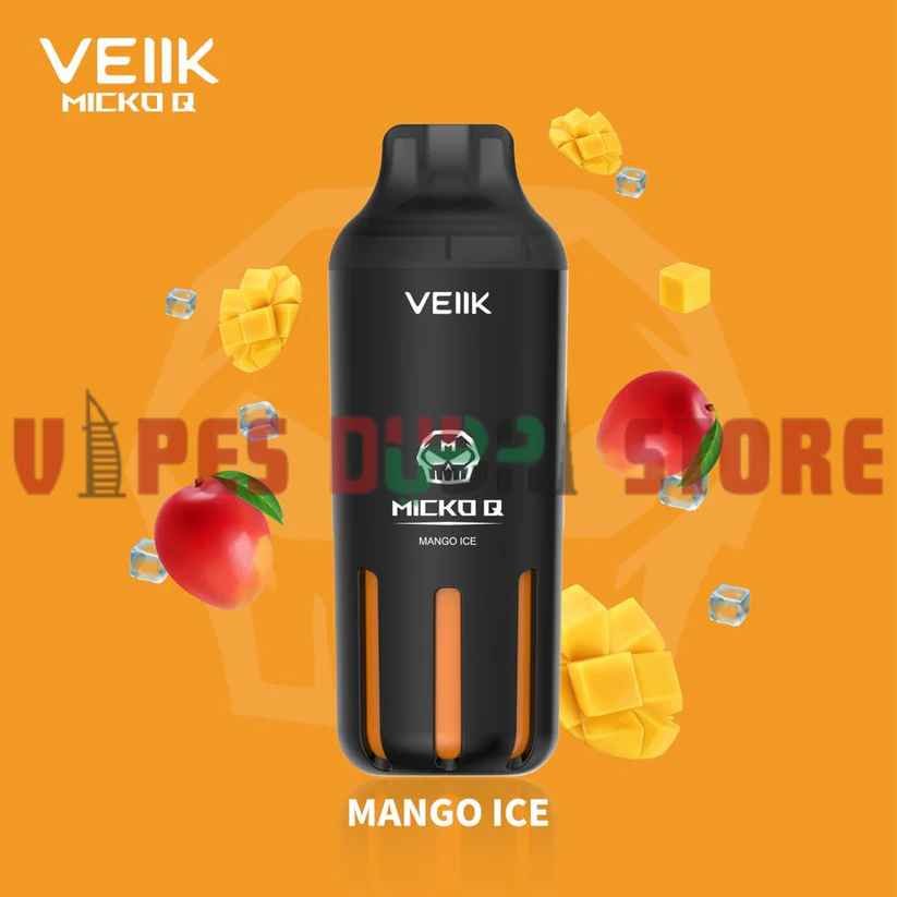 VEIIK MICKO Q 5500 Puffs 30mg Disposable Vape in Dubai mango ice VEIIK MICKO Q 5500 Puffs 30mg Disposable Vape in Dubai mango ice