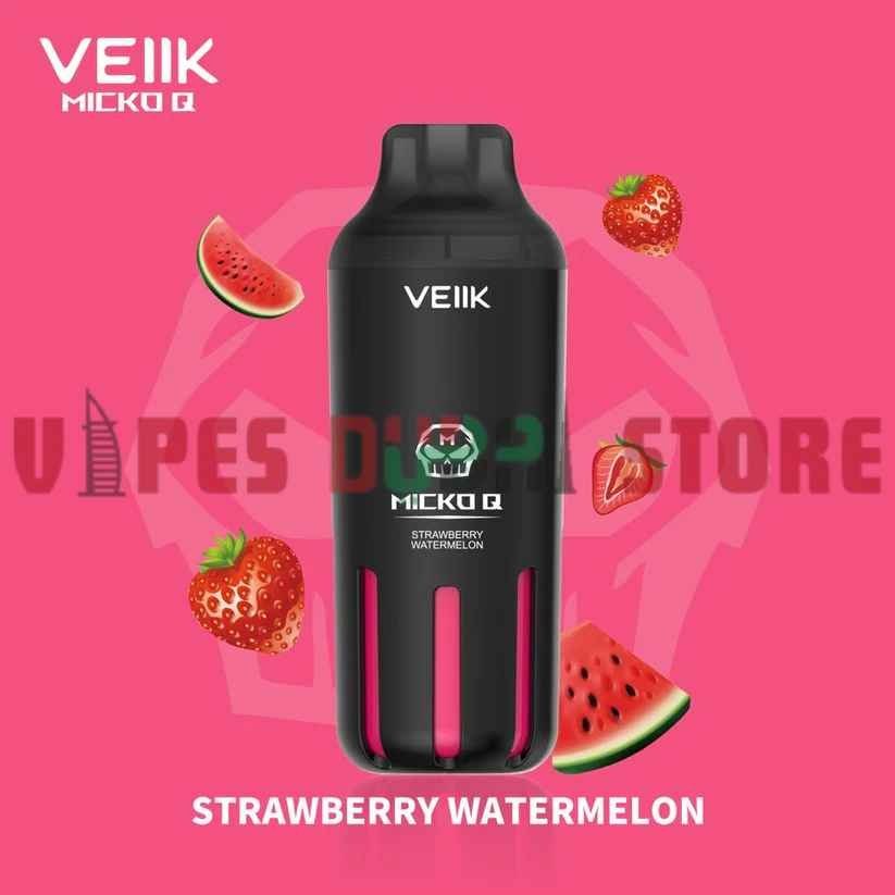 VEIIK MICKO Q 5500 Puffs 30mg Disposable Vape in Dubai strawberry watermelon VEIIK MICKO Q 5500 Puffs 30mg Disposable Vape in Dubai strawberry watermelon