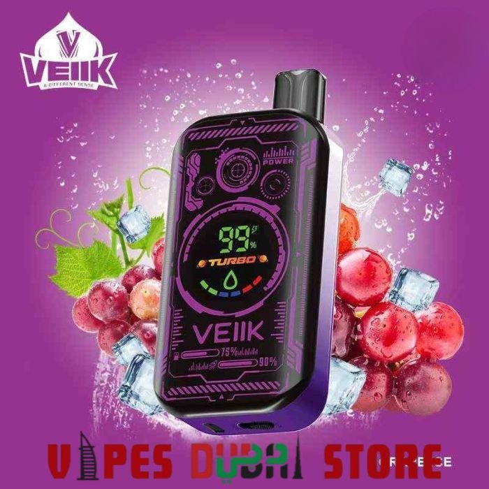 VEIIK Space Mist 25000 Puffs Disposable Vape Price in Dubai Grape Ice VEIIK Space Mist 25000 Puffs Disposable Vape Price in Dubai Grape Ice