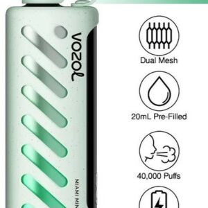 VOZOL Gear Shisha 40,000 Puffs Disposable Vape Price in Dubai Miami Mint