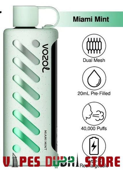 VOZOL Gear Shisha 40,000 Puffs Disposable Vape Price in Dubai Miami Mint