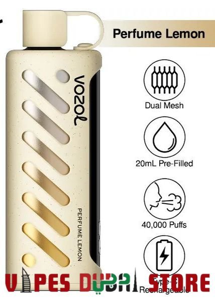 VOZOL Gear Shisha 40,000 Puffs Disposable Vape Price in Dubai Perfume Lemon VOZOL Gear Shisha 40,000 Puffs Disposable Vape Price in Dubai Perfume Lemon