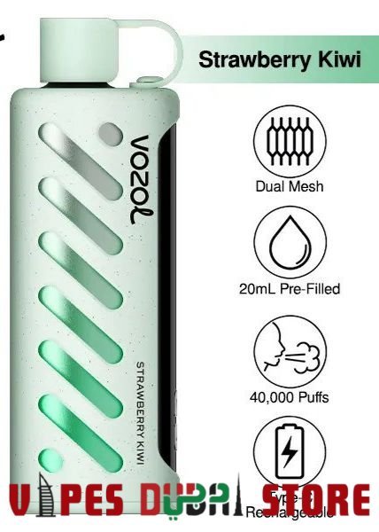 VOZOL Gear Shisha 40,000 Puffs Disposable Vape Price in Dubai Strawberry Kiwi VOZOL Gear Shisha 40,000 Puffs Disposable Vape Price in Dubai Strawberry Kiwi
