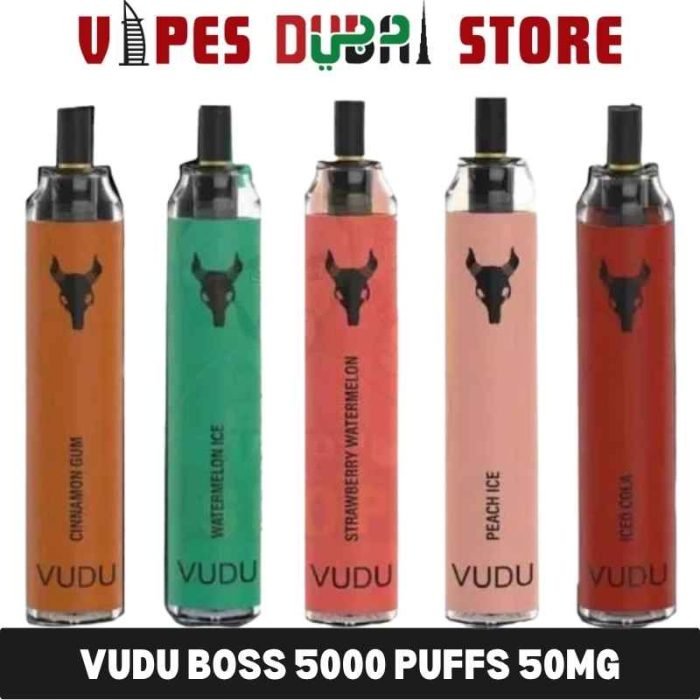 Vapes Dubai Store - VUDU Boss 5000 Puffs 50MG Disposable Vape In