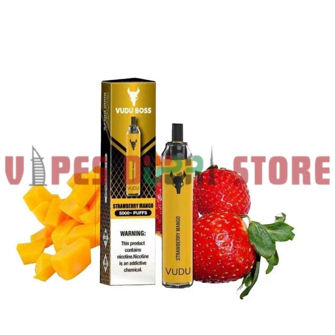 VUDU Boss 5000 Puffs 50MG Disposable Vape In Dubai Strawberry-Mango VUDU Boss 5000 Puffs 50MG Disposable Vape In Dubai Strawberry-Mango