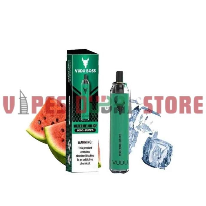 VUDU Boss 5000 Puffs 50MG Disposable Vape In Dubai Watermelon-Ice