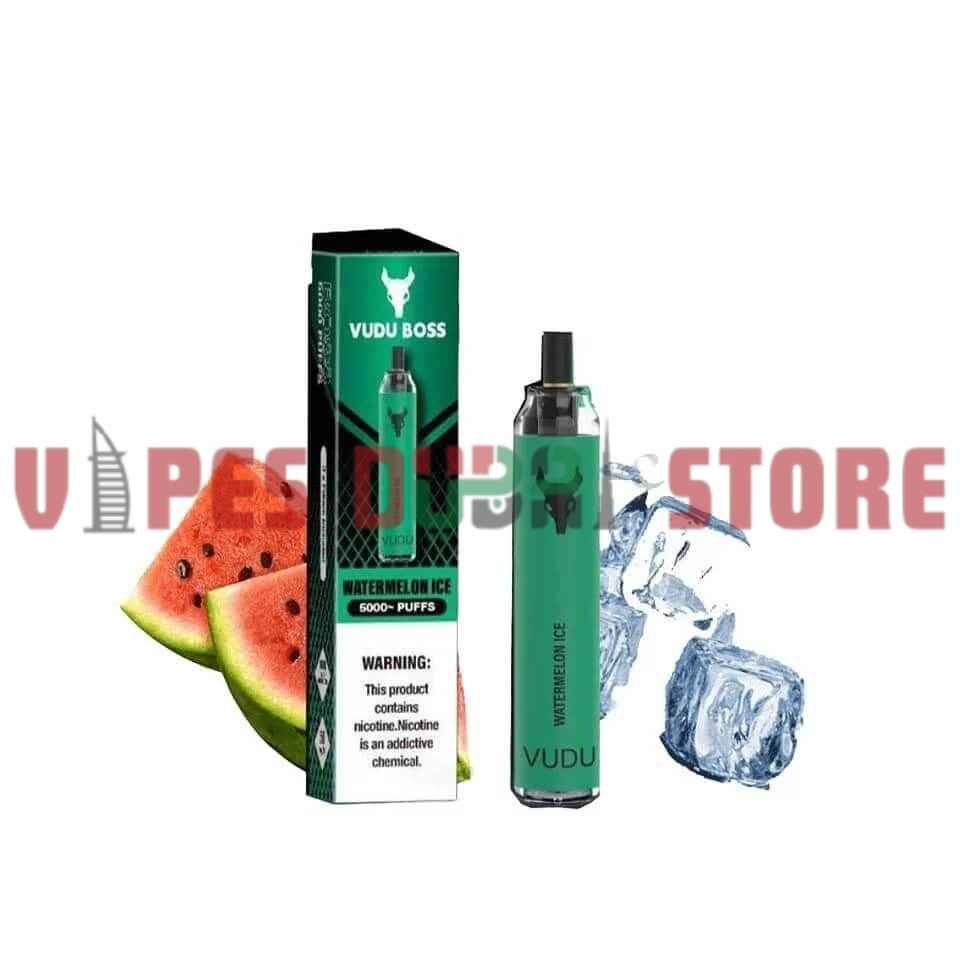 VUDU Boss 5000 Puffs 50MG Disposable Vape In Dubai Watermelon-Ice VUDU Boss 5000 Puffs 50MG Disposable Vape In Dubai Watermelon-Ice