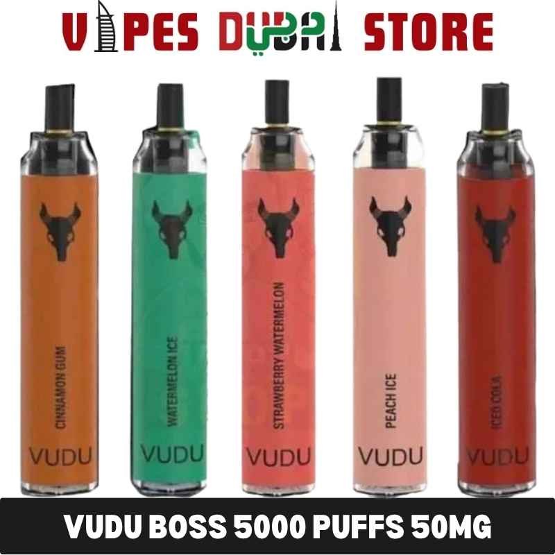 Vapes Dubai Store - VUDU Boss 5000 Puffs 50MG Disposable Vape In Vapes Dubai Store - VUDU Boss 5000 Puffs 50MG Disposable Vape In
