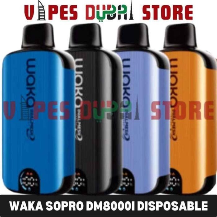 WAKA SoPro DM8000i Disposable 8000 Puffs 20MG Rechargeable Vape in Dubai