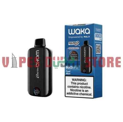 WAKA SoPro DM8000i Disposable 8000 Puffs 20MG Rechargeable Vape in Dubai COOL-MINT WAKA SoPro DM8000i Disposable 8000 Puffs 20MG Rechargeable Vape in Dubai COOL-MINT