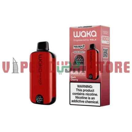 WAKA SoPro DM8000i Disposable 8000 Puffs 20MG Rechargeable Vape in Dubai DARK-CHERRY