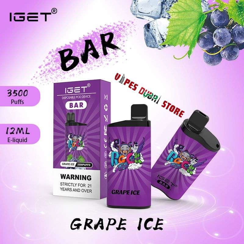 iget bar 3500 puffs disposable vape in dubai GRAPE ICE iget bar 3500 puffs disposable vape in dubai GRAPE ICE