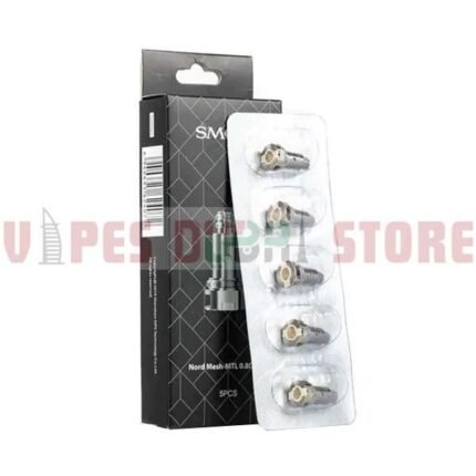 mesh mtl 0.8smok nord replacement coils 5pcs