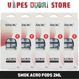 smok acro pods 2ml 08ohm mesh 06 dc mtl replacement pods in dubai uae 3 pcs per pack
