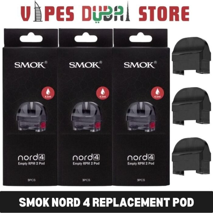 smok nord 4 replacement pod 3 pack