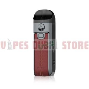 smok nord 4 starter kit vape pod leather series red leather