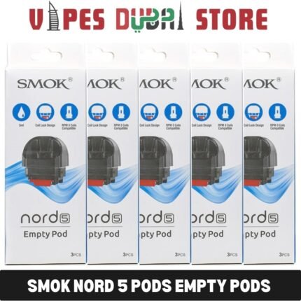 smok nord 5 pods empty pods for 80w in dubai uae 3pcs per pack