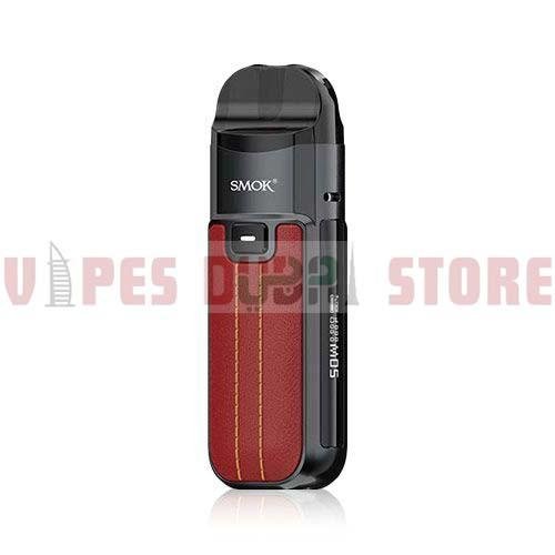 smok nord 50w 1800mah leather series red smok nord 50w 1800mah leather series red