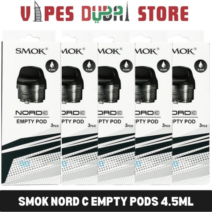 smok nord c empty pods 45ml pod cartridge in dubai uae 3 pcs per pack