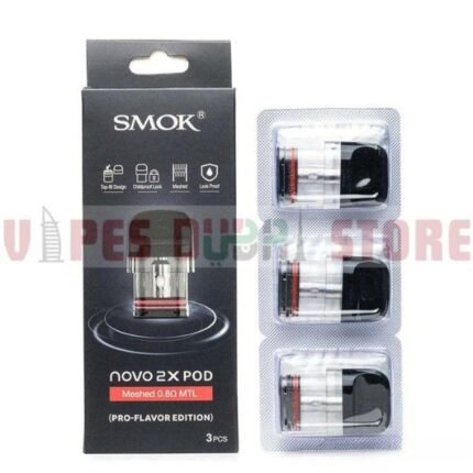 smok novo 2x pods meshed mtl 08ohm 09ohm replacement pods in dubai uae 0.8