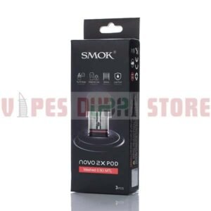 smok novo 2x pods meshed mtl 08ohm 09ohm replacement pods in dubai uae 0.9