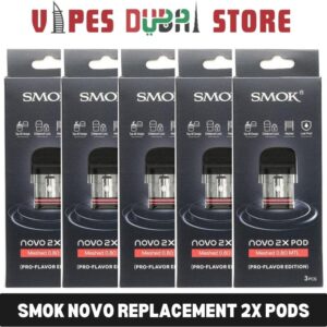 smok novo 2x pods meshed mtl 08ohm 09ohm replacement pods in dubai uae