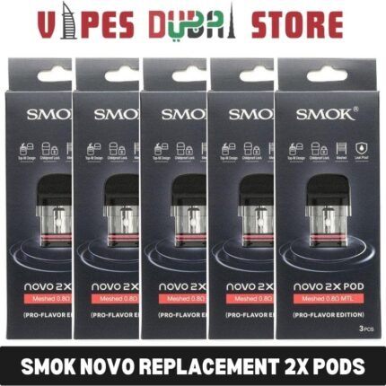smok novo 2x pods meshed mtl 08ohm 09ohm replacement pods in dubai uae