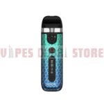 smok novo 5 leather regular series green blue cobra