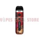 smok novo 5 leather regular series red stabilizing wood