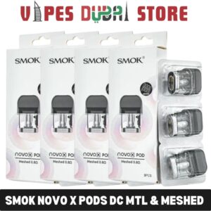 smok novo x pods dc mtl meshed pod cartridge 2ml replacement pods in dubai uae 3 pieces per pack