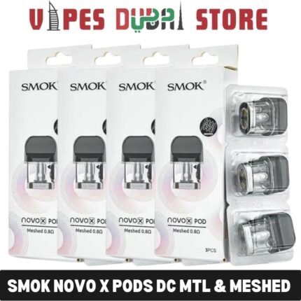 smok novo x pods dc mtl meshed pod cartridge 2ml replacement pods in dubai uae 3 pieces per pack