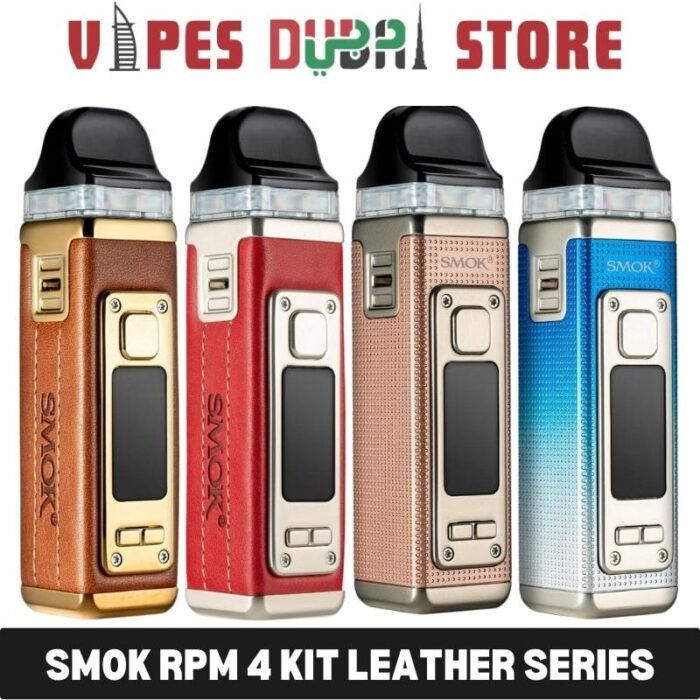 smok rpm 4 kit leather series 60w pod system 1650mah vape kit pod kit starter kit in dubai uae