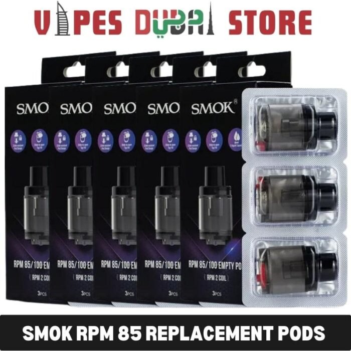 smok rpm 85 pods rpm 100 pods 6ml replacement pods in dubai uae 3pcs per pack
