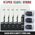 smok rpm c empty pods 4ml replacement pod cartridge in dubai uae