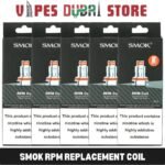 smok rpm replacement coil 5pcs buy in uae dubai vape shop