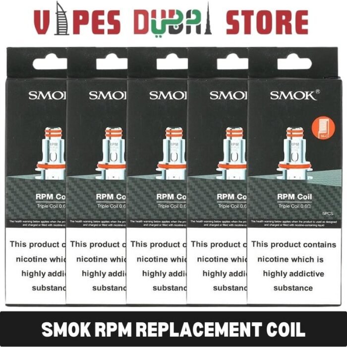 smok rpm replacement coil 5pcs buy in uae dubai vape shop