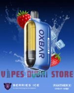 Dr Vapes Oxbar Panther X 50000 Puffs Disposable Vape berries ice