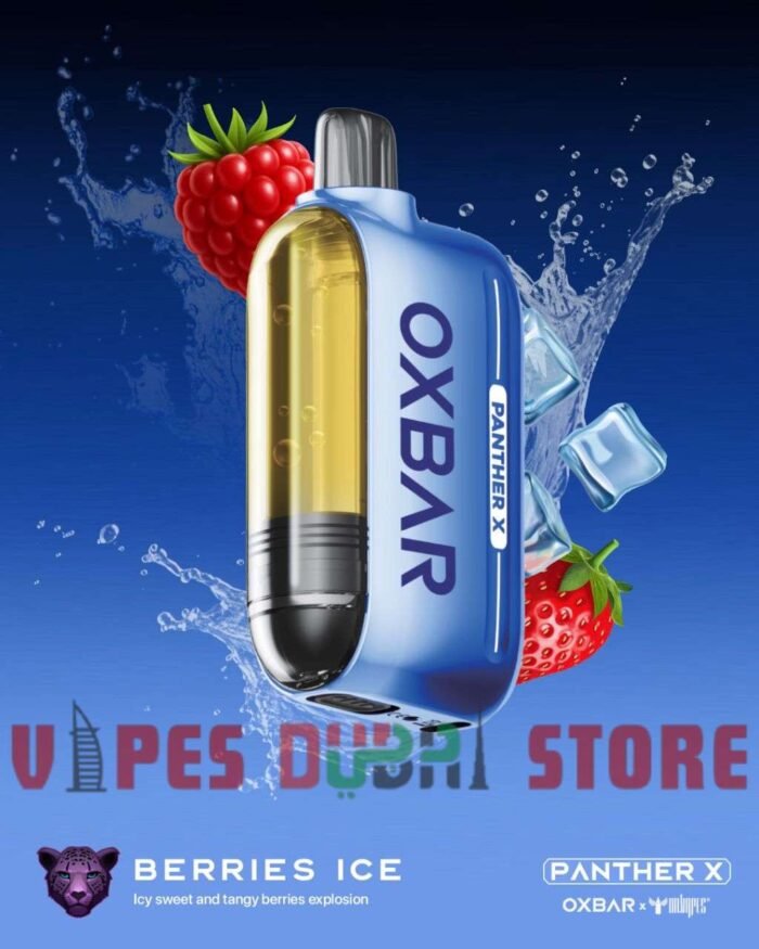 Dr Vapes Oxbar Panther X 50000 Puffs Disposable Vape berries ice