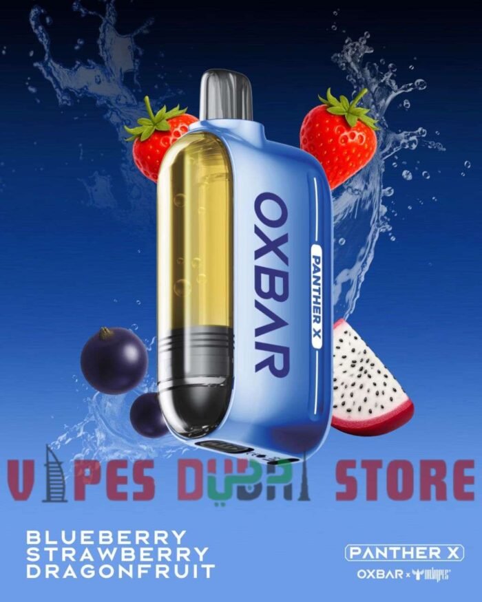 Dr Vapes Oxbar Panther X 50000 Puffs Disposable Vape bluberry strawberry dragonfruit