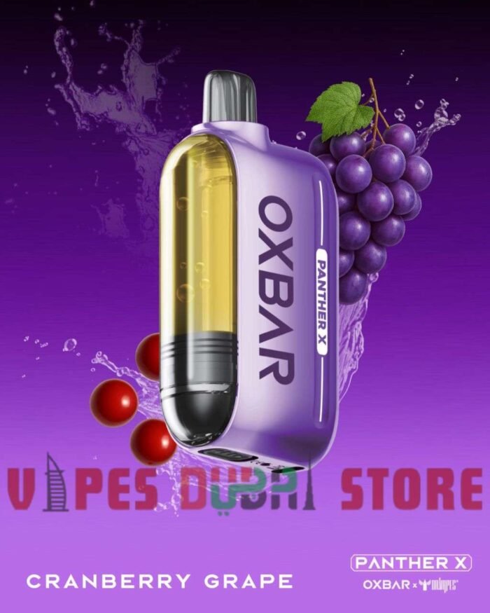 Dr Vapes Oxbar Panther X 50000 Puffs Disposable Vape cranberry grape
