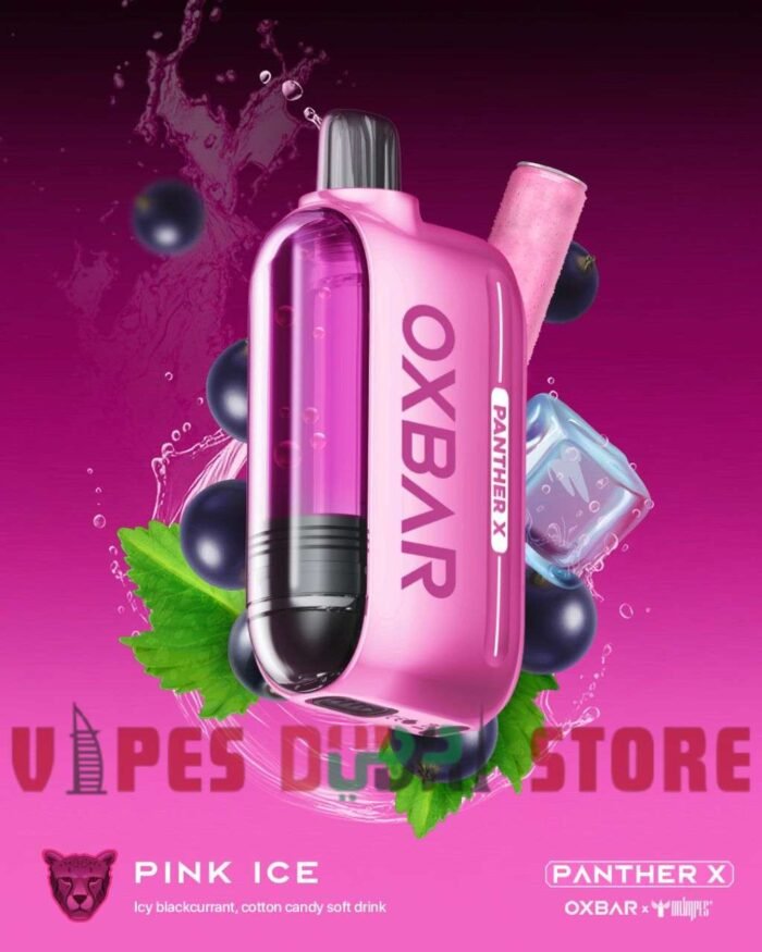 Dr Vapes Oxbar Panther X 50000 Puffs Disposable Vape pink ice