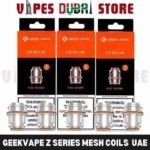 GEEKVAPE Z Series Coils 0.15ohm, 0.2 ohm, 0.25ohm, 0.4ohm Mesh Replacement Coils in Dubai, UAE – 5PCS