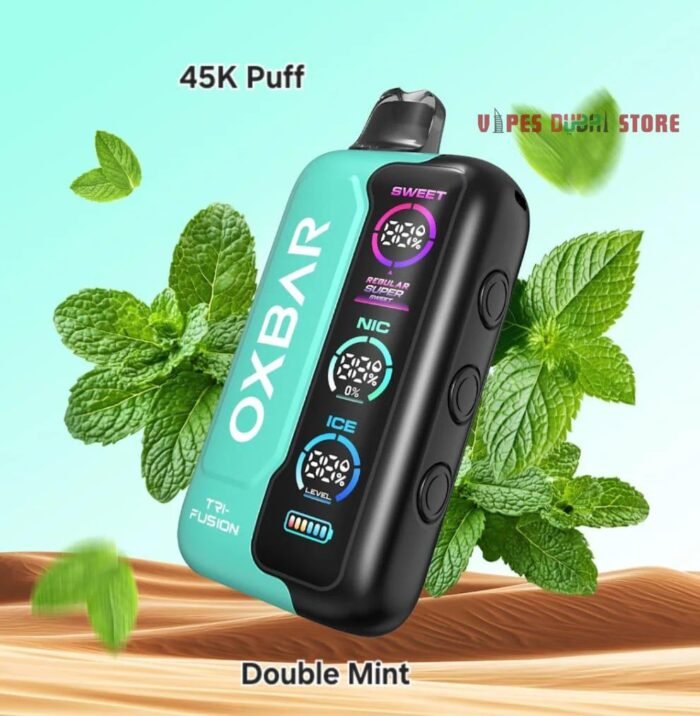 Oxbar TRI Fusion 45000 Puffs 50mg Nicotine in Dubai Double Mint