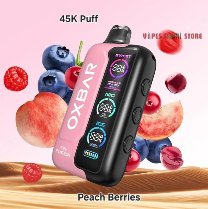 Oxbar TRI Fusion 45000 Puffs 50mg Nicotine in Dubai Passion Frui