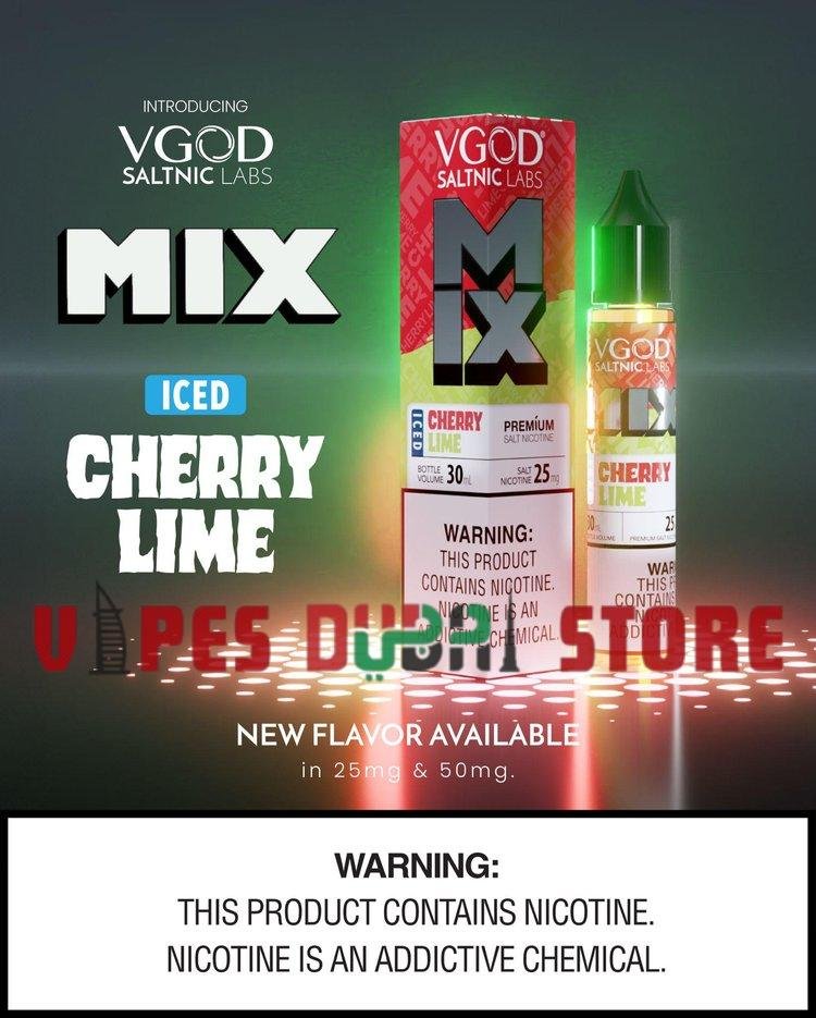 VGOD Mix Saltnic Price in Dubai ICED CHERRY LIME VGOD Mix Saltnic Price in Dubai ICED CHERRY LIME