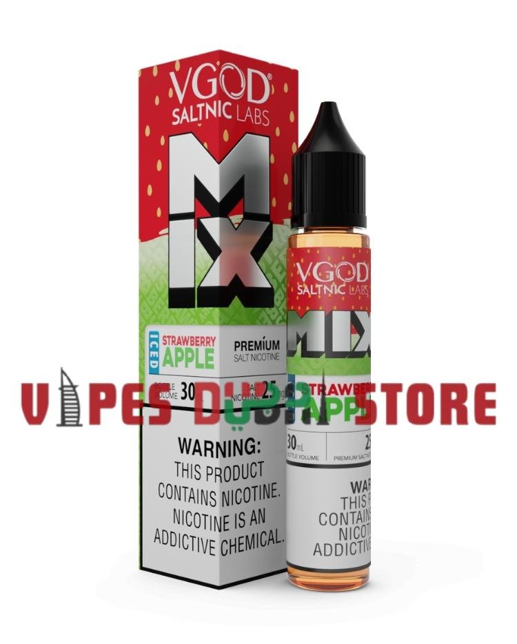 VGOD Mix Saltnic Price in Dubai ICED STRAWBERRY APPLE VGOD Mix Saltnic Price in Dubai ICED STRAWBERRY APPLE